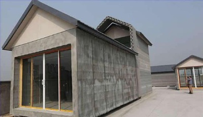 10幢3D打印房屋亮相上海 已投入使用