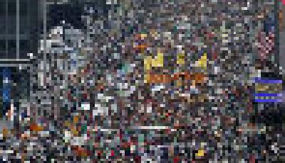 紐約氣候變化大游行 吸引10萬人參加