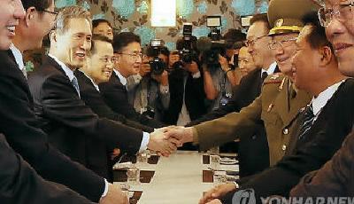 朝韓高層舉行會談 朝稱望此訪有助改善雙方關系 