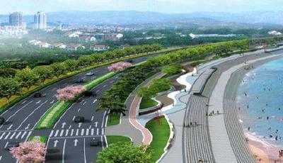 新規劃：嶗山路二期西起沙子口橋東到大河東橋 全長4公里