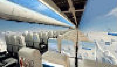 英國研發無窗飛機 可通過智能屏幕看風景