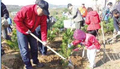 永旺故鄉林種下希望 合肥路永旺廣場年底開業