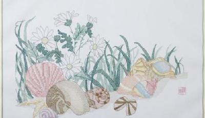 樸槿惠向各界人士送賀年卡 封面印刺繡作品照片