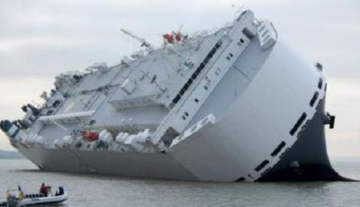 萬噸巨輪在英國海岸“被”擱淺 英方將展開調查