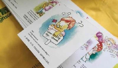 杭州夫婦怕幼女哭鬧打擾航班乘客手繪“致歉卡”