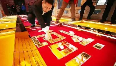 黃金大道千塊金磚被踩壞 組織搶救3億黃金故障