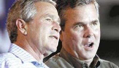 小布什弟弟被爆“私郵公用” 步希拉里后塵