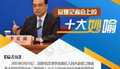 圖解新聞：總理在記者會上的十大妙喻