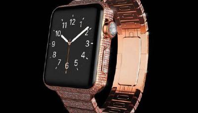 黃金鑲鉆 Apple Watch定制版賣16萬美元