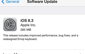 蘋果發(fā)布iOS8.3最終版 支持無線CarPlay等功能
