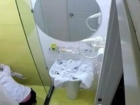 實拍杭州連鎖酒店用房客浴巾擦馬桶
