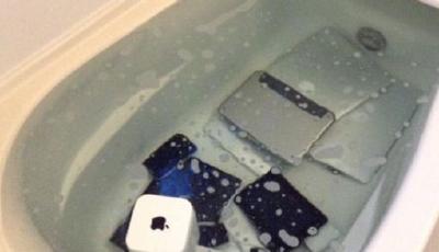 女子將出軌男友蘋果產品丟浴缸 總價值數千多美元