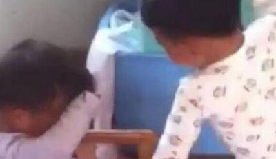 臺州驚現虐童事件 被打兒童父親在一旁跟著起哄