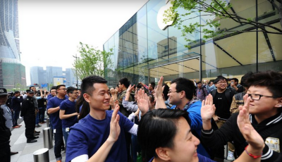大中華區(qū)iPhone第二財季銷量成全球第一