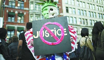 美國多地爆發反歧視示威 紐約已逮捕至少60人