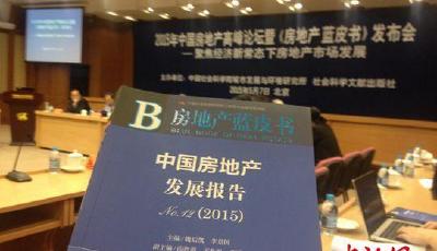社科院：2015年房價難大幅上漲 區(qū)域分化仍明顯