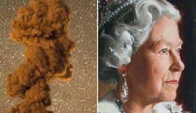 墨西哥一火山噴發(fā) 火山灰形狀似英女王頭像