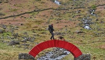英國藝術家用2萬張紙搭橋 沒用螺栓和膠水