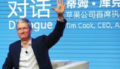 庫克開微博僅3小時變大“V” 網友留言：送不送iphone