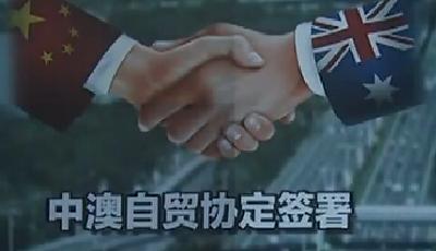 中國與澳大利亞簽署自由貿易協定 一圖看懂影響