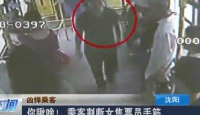 售票員勸投幣被割手筋 乘客反而指責(zé)司機(jī)不開車