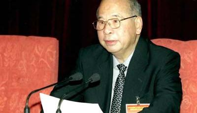 中紀委原書記尉健行同志今日逝世 享年85歲