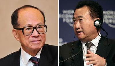 王健林超越李嘉誠成為全球華人首富