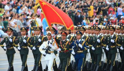 抗戰閱兵"全流程"演練舉行 3.5萬人現場觀看