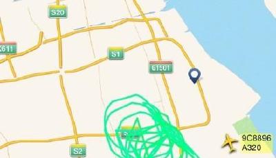 上海飛莫斯科航班折返：為降落安全 空中盤旋放油