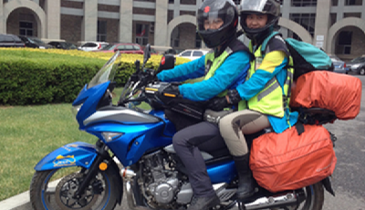 80后情侶辭職騎游中國 313天行8萬里花費14萬(圖)