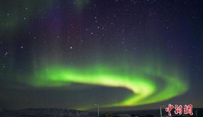 南極中山站再現神奇壯麗極光(組圖)