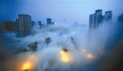 西安118米高樓還沒用就被拆 系國內爆破最高樓