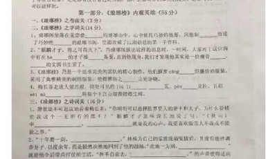 《瑯琊榜》版語文考題爆紅 沒看過也能拿滿分