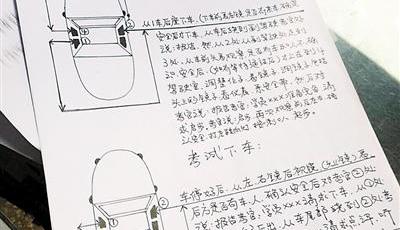 真是拼了：50多歲考生為過科目三手繪7米長(zhǎng)卷(圖)