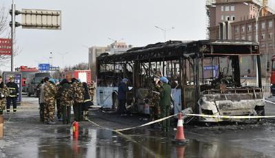 寧夏銀川公交車起火事故嫌疑人落網 17人遇難
