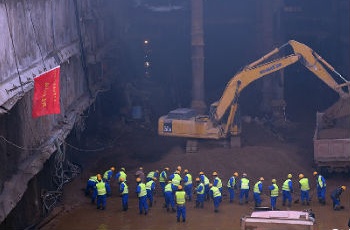 地鐵錯(cuò)埠嶺站土建工程步入尾聲 3號(hào)線(xiàn)4月底軌通