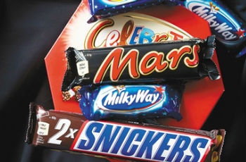 士力架吃出塑料片 瑪氏急召回主要涉及歐洲國家