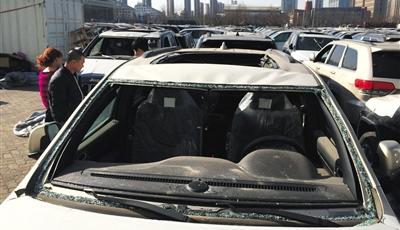天津爆炸受損車入市：30萬元買jeep大切諾基