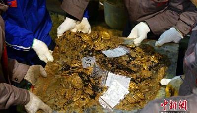 ?；韬钅怪鳎簼h武帝之孫劉賀 遺骸腰部見玉印