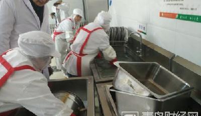 开学伊始 青岛市食药局对学校食堂进行“体检”