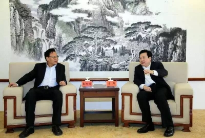 李群张新起会见中车客人 全力建设高速列车国家技术创新中心