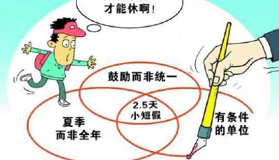 8省份發文鼓勵2.5天休假 兩城市今起正式實行