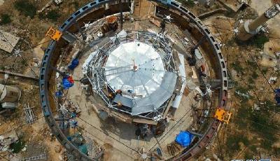 中國天眼項目進入收尾階段:已裝4185塊反射面板