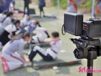 青岛中考体育健康考试：学生的特长展示