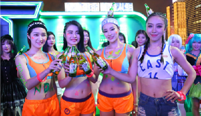 熱波電跑廣州開跑 青島純生鮮活助力