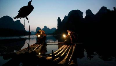 組圖：桂林八旬模特兄弟　供人拍照紅遍全球