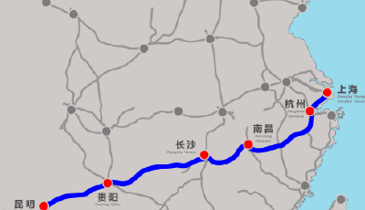 滬昆高鐵實現全線軌通 全長2266公里歷時8年