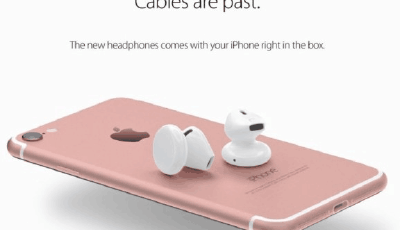 iPhone 7新款無(wú)線耳機(jī)或名AirPods