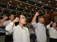 2016.9.6新教师宣誓仪式暨优秀教师事迹报告会照片