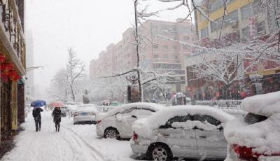 遼寧全境普降今冬首雪 海陸交通嚴重受阻